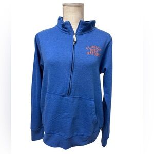 ALTA GRACIA University of Florida Pullover Sweatshirt 3/4 Zip Women Size Large